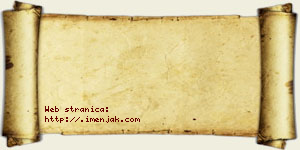 Jovana Andrijanić vizit kartica